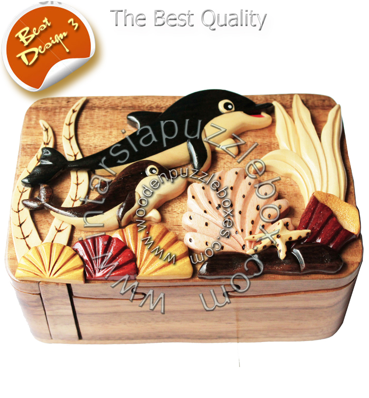 Wooden Puzzle Box, Intarsia Wood, Puzzle Box , Whosale, Factory Price